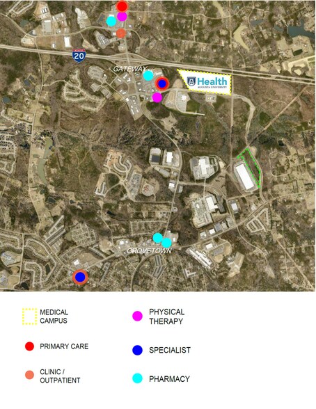 15.79 AC Gateway blvd, Grovetown, GA à vendre - Photo de l’immeuble – Image 3 sur 14