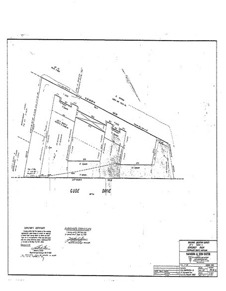 1011 E Gude Dr, Rockville, MD à louer - Plan cadastral – Image 3 sur 7