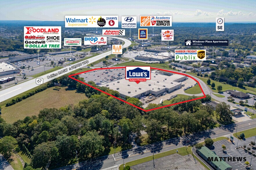 1641 Beltline Rd SW, Decatur, AL à vendre - Photo de l’immeuble – Image 3 sur 3