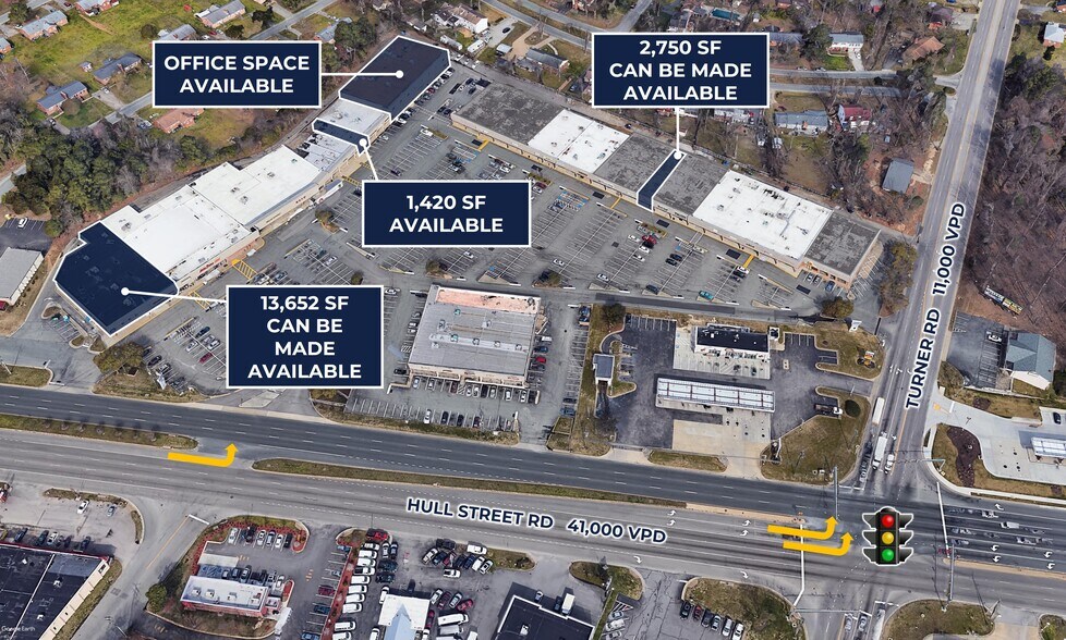7100-7228 Hull Street Rd, Richmond, VA à louer - Photo de l’immeuble – Image 3 sur 7