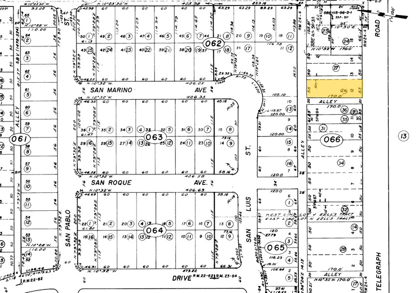 3445 Telegraph Rd, Ventura, CA à louer - Plan cadastral – Image 3 sur 3