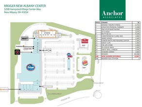 Hampsted Village Center Way, New Albany, OH à louer Plan de site– Image 1 sur 1