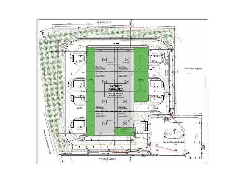 Industriel/Logistique dans Angerville à vendre - Plan de site – Image 3 sur 3