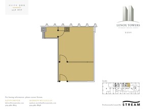 3400 Peachtree Rd NE, Atlanta, GA à louer Plan de site– Image 1 sur 1