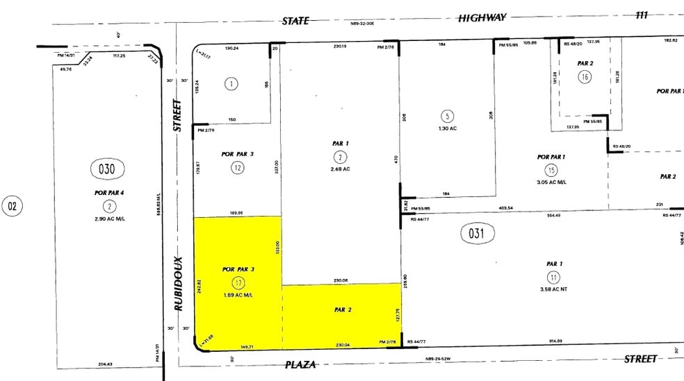 46100 Rubidoux St, Indio, CA à vendre - Plan cadastral – Image 3 sur 23