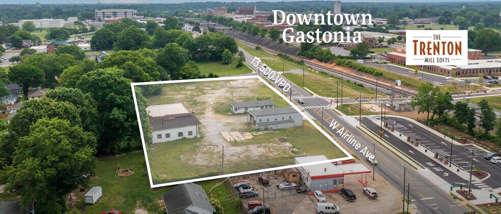 712 W Airline Ave, Gastonia, NC à louer - Aérien – Image 2 sur 4