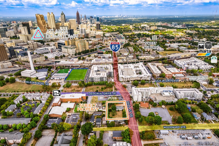 309 Hill SE st, Atlanta, GA à vendre - Aérien – Image 2 sur 4