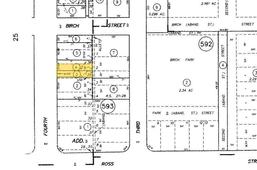 410 W 4th St, Santa Ana, CA à vendre - Plan cadastral – Image 3 sur 3