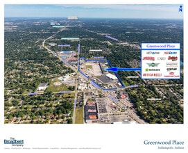 7609-7823 Shelby St, Indianapolis, IN - Vue aérienne  vue de carte - Image1
