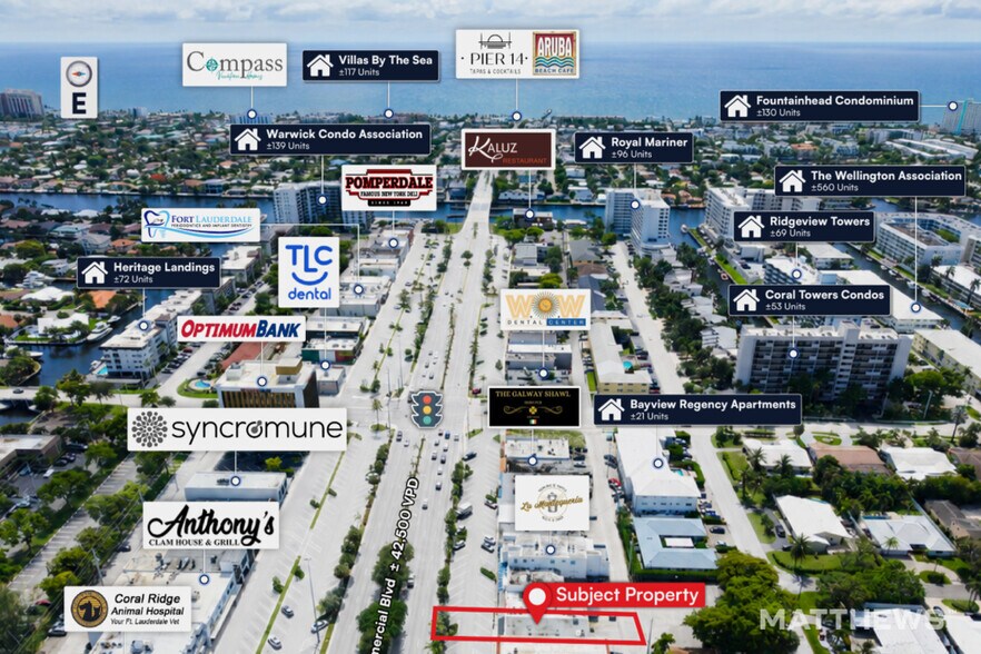 2822 E Commercial Blvd, Fort Lauderdale, FL à vendre - Photo de l’immeuble – Image 3 sur 3