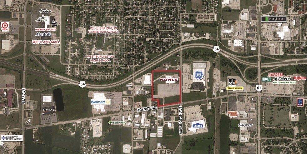 306 E Agency Rd, West Burlington, IA à louer - Aérien – Image 1 sur 1