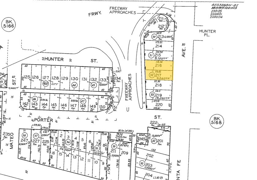 1409 S Santa Fe Ave, Los Angeles, CA à vendre - Plan cadastral – Image 2 sur 3
