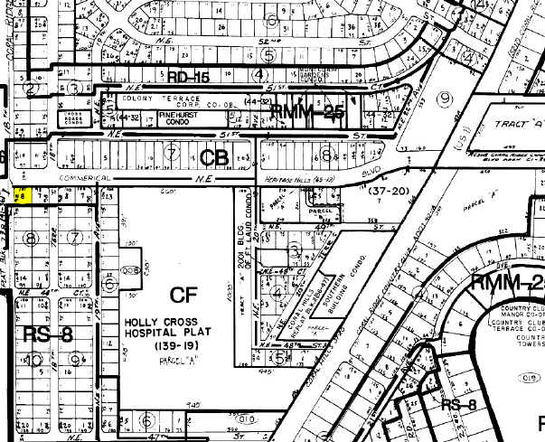 1800 E Commercial Blvd, Fort Lauderdale, FL à louer - Plan cadastral – Image 2 sur 10