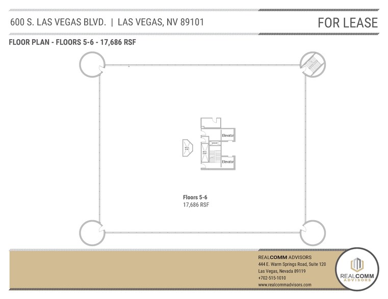 600 S Las Vegas Blvd, Las Vegas, NV à louer - Plan d’étage – Image 3 sur 11