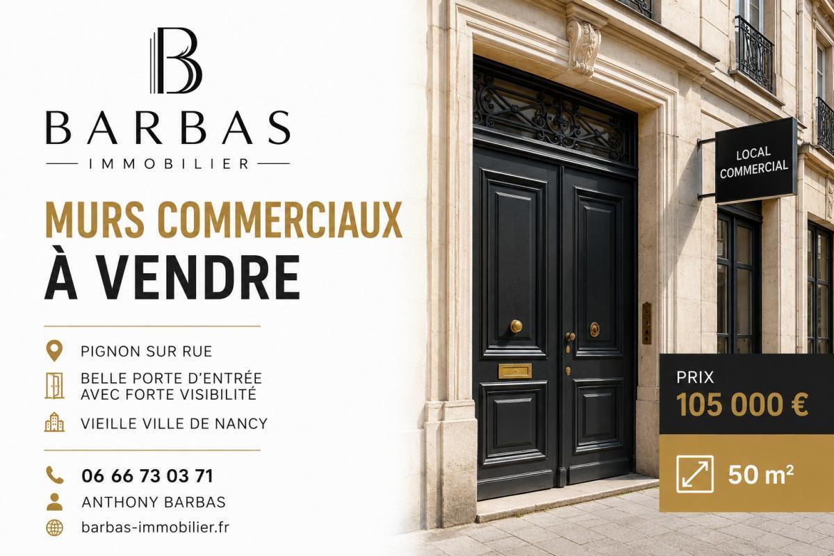 Local commercial dans Nancy à vendre Photo de l’immeuble– Image 1 sur 2