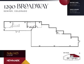 1290 Broadway, Denver, CO à louer Plan d’étage– Image 1 sur 1
