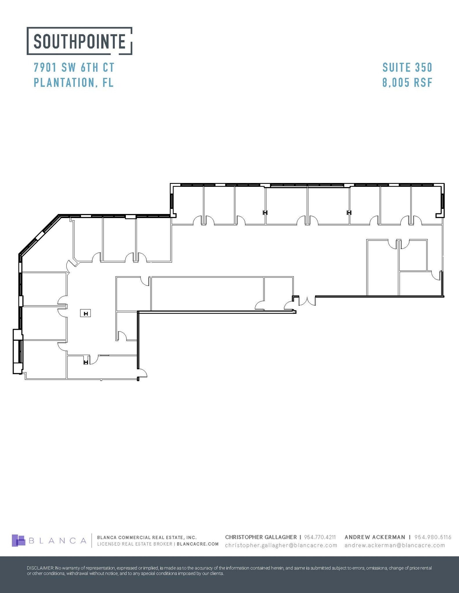 7901 SW 6th Ct, Plantation, FL à louer Plan d’étage– Image 1 sur 1