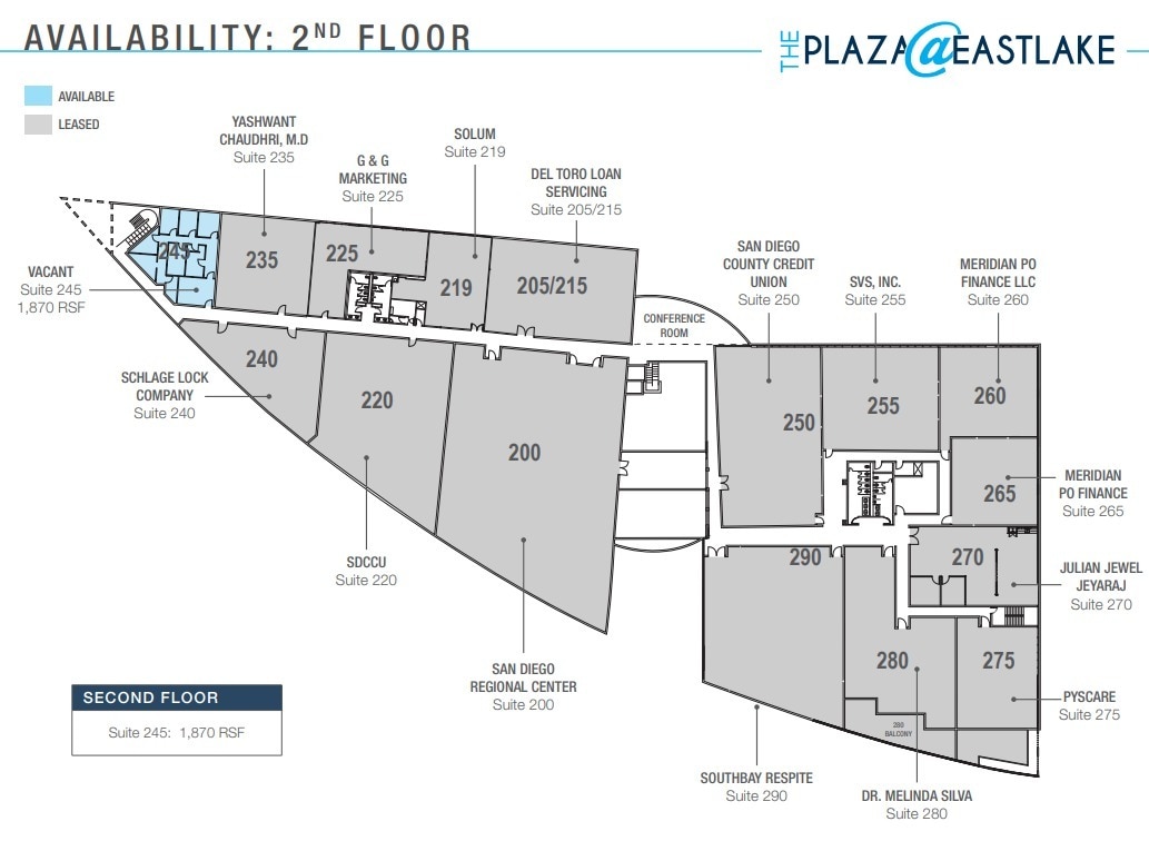 2300 Boswell Rd, Chula Vista, CA à louer Plan d’étage– Image 1 sur 2