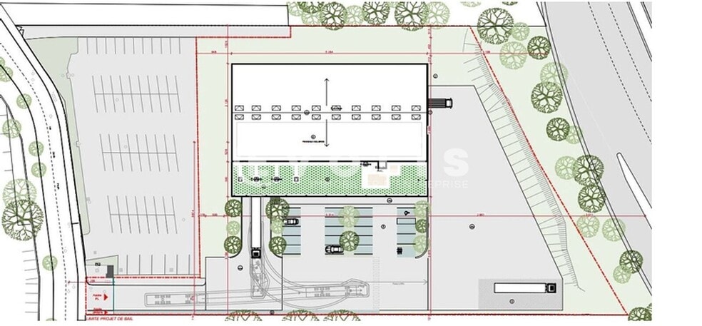 Local d’activités dans Chilly Mazarin à louer - Plan d’étage – Image 3 sur 3