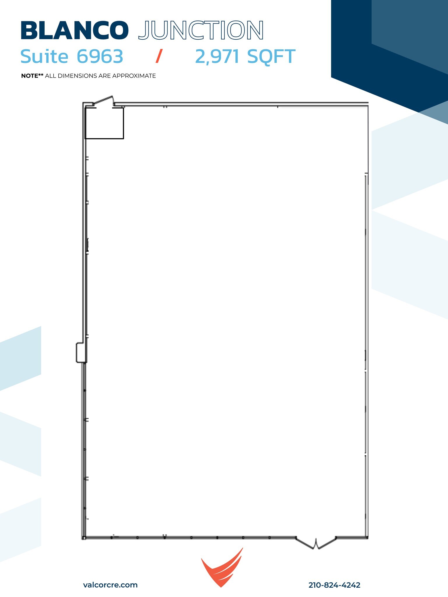 6900-6999 Blanco Rd, San Antonio, TX à louer Plan de site– Image 1 sur 1