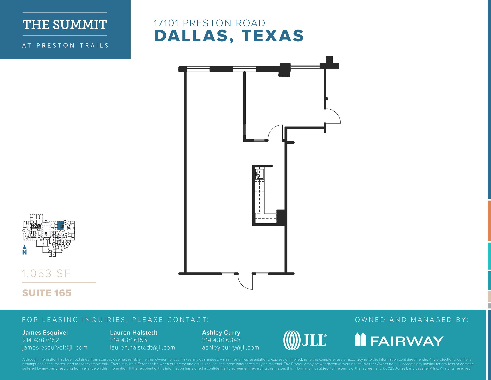 17101 Preston Rd, Dallas, TX à louer Plan d’étage– Image 1 sur 1
