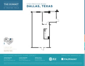 17101 Preston Rd, Dallas, TX à louer Plan d’étage– Image 1 sur 1