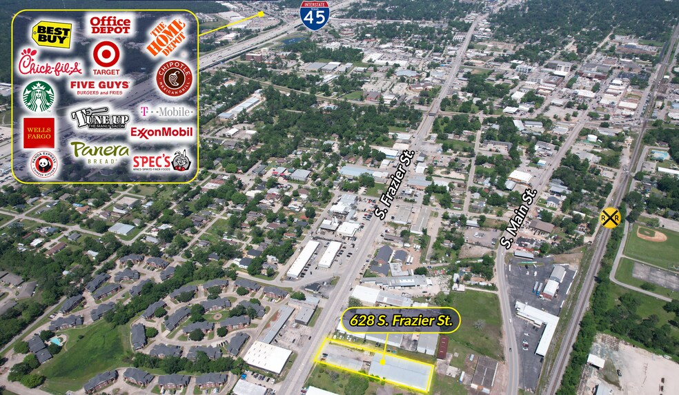 628 S Frazier St, Conroe, TX à vendre - Photo de l’immeuble – Image 2 sur 8