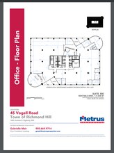 45 Vogell Rd, Richmond Hill, ON à louer Plan d’étage– Image 2 sur 2