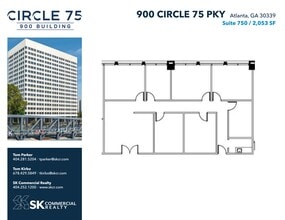 900 Circle 75 Pky SE, Atlanta, GA à louer Plan de site– Image 1 sur 1