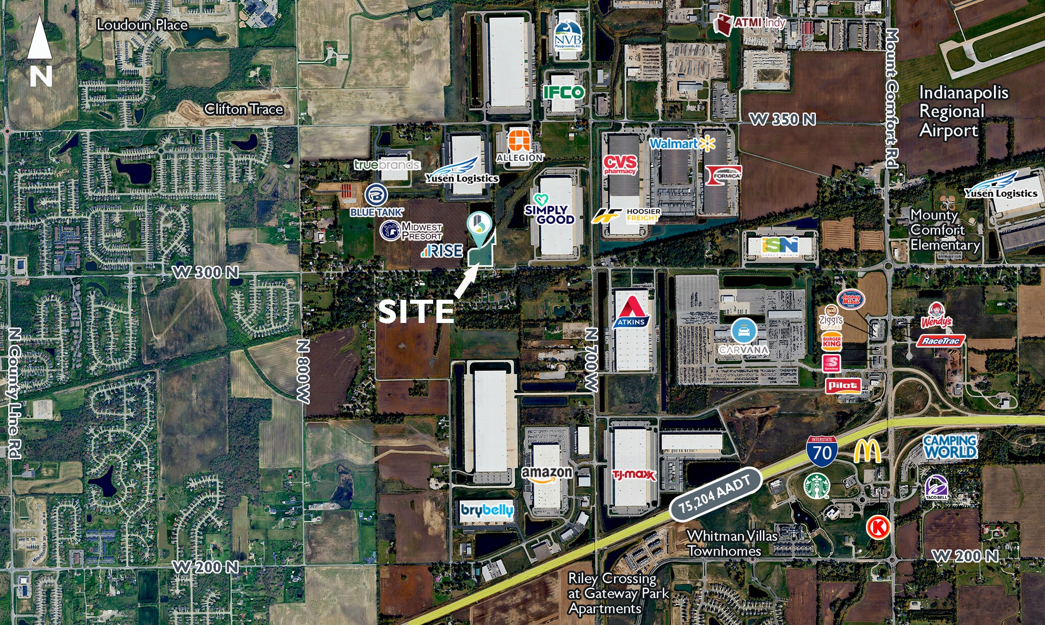 7352 W 300 N, Greenfield, IN à vendre Photo principale– Image 1 sur 3