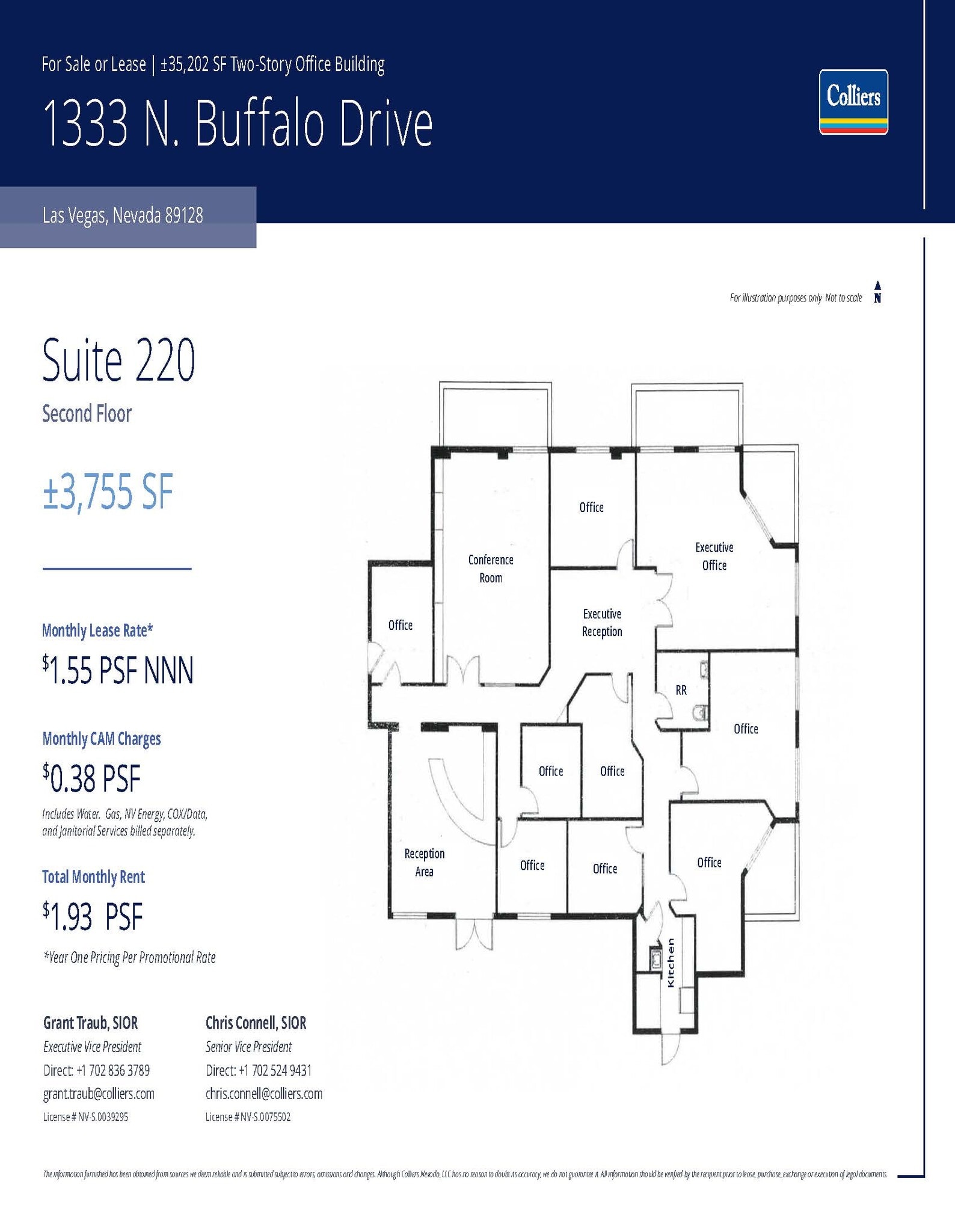 1333 N Buffalo Dr, Las Vegas, NV à louer Plan d’étage– Image 1 sur 1