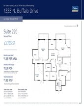 1333 N Buffalo Dr, Las Vegas, NV à louer Plan d’étage– Image 1 sur 1