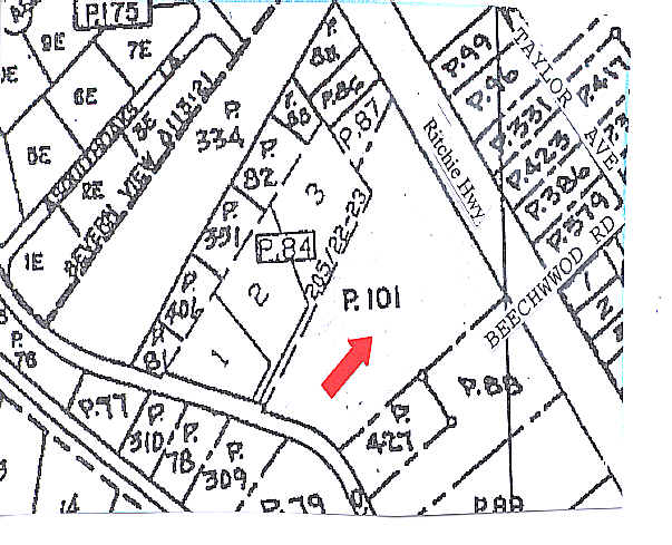 1300 Ritchie Hwy, Arnold, MD à vendre - Plan cadastral – Image 3 sur 3