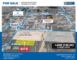 Plus de détails pour Cor Ave M8 8th St W, Palmdale, CA - Terrain à vendre