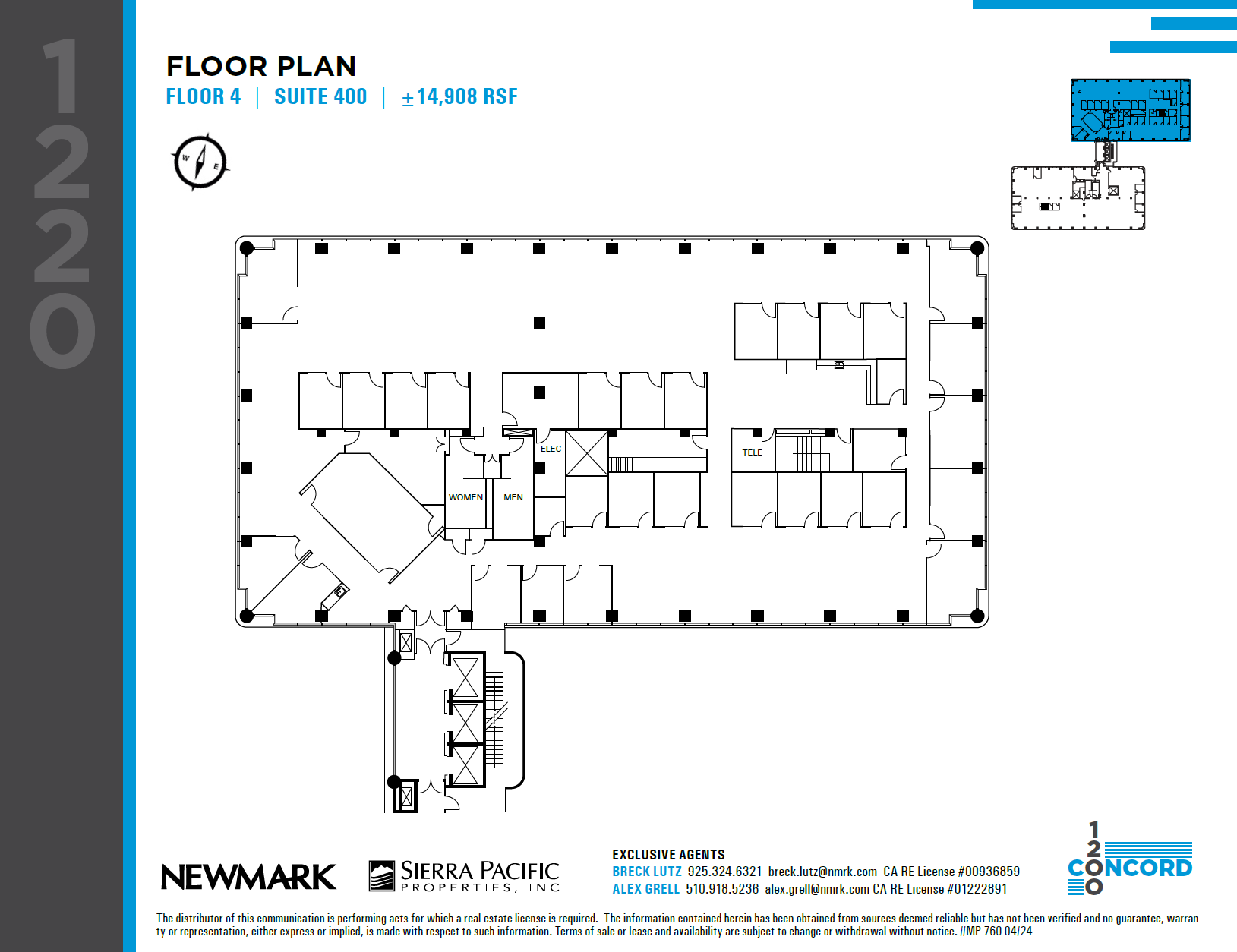 1200 Concord Ave, Concord, CA à louer Plan d’étage– Image 1 sur 1