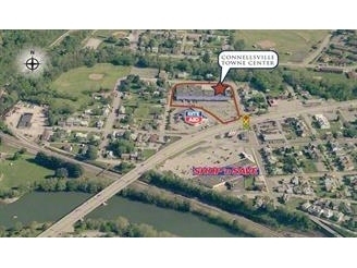 100-224 Memorial Blvd, Connellsville, PA à louer - Aérien – Image 3 sur 3
