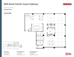909 N Pacific Coast Hwy, El Segundo, CA à louer Plan de site– Image 1 sur 1