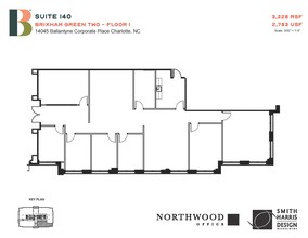 14045 Ballantyne Corporate Pl, Charlotte, NC à louer Plan d’étage– Image 1 sur 1