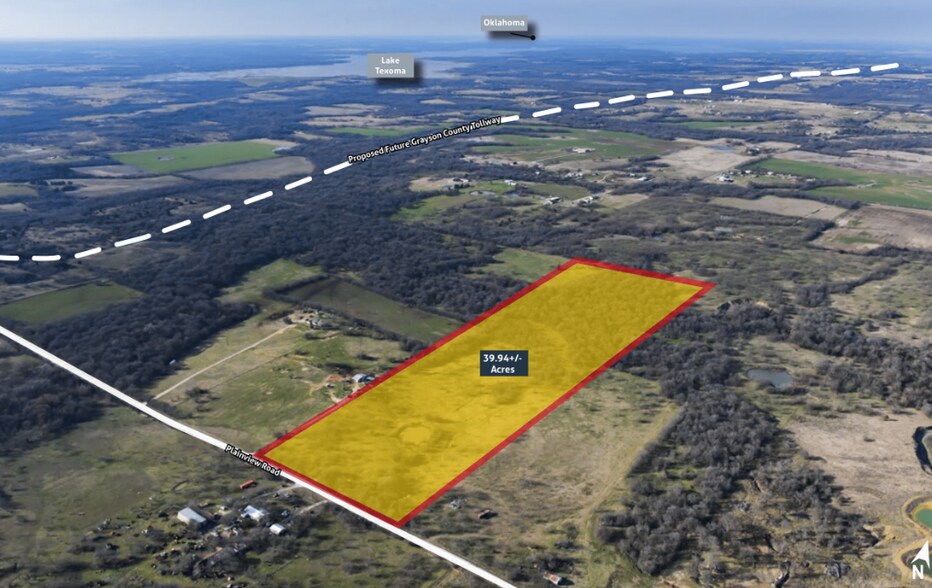 Plainview Rd, Sherman, TX à vendre - Aérien – Image 2 sur 3