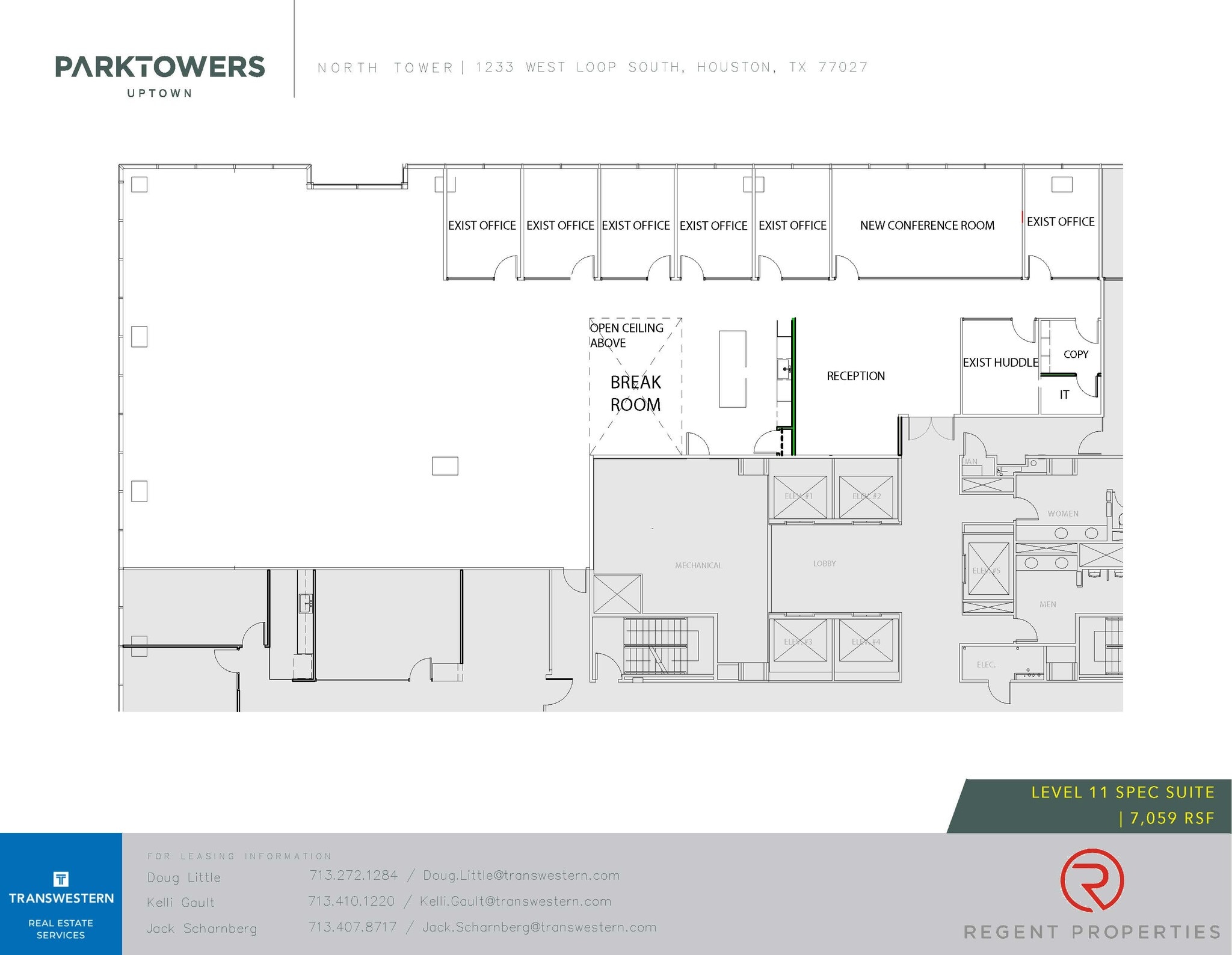 1233 West Loop S, Houston, TX à louer Plan d’étage– Image 1 sur 1