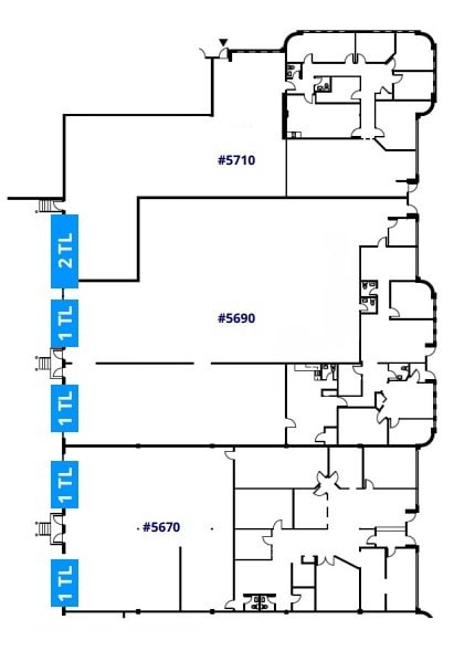 5550-5750 Boul Thimens, Saint-Laurent, QC à louer Plan d’étage– Image 1 sur 1