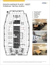585 8th Ave SW, Calgary, AB à louer Plan d’étage– Image 1 sur 2