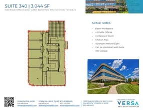 2707 Butterfield Rd, Oak Brook, IL à louer Plan d’étage– Image 1 sur 1