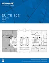 110 W 7th St S, Tulsa, OK à louer Plan de site– Image 1 sur 2