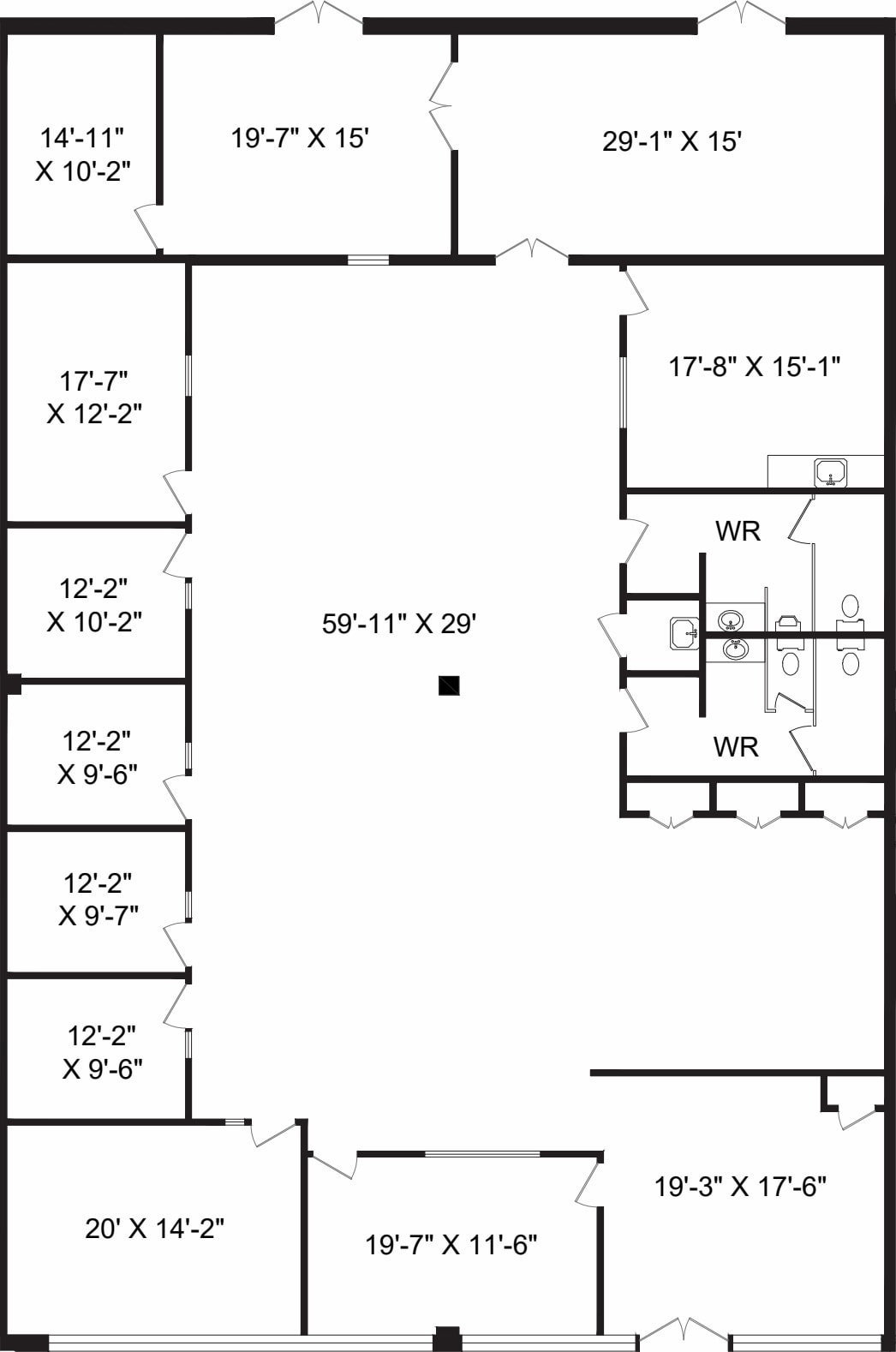 5535 Eglinton Ave W, Toronto, ON à louer Plan d’étage– Image 1 sur 6