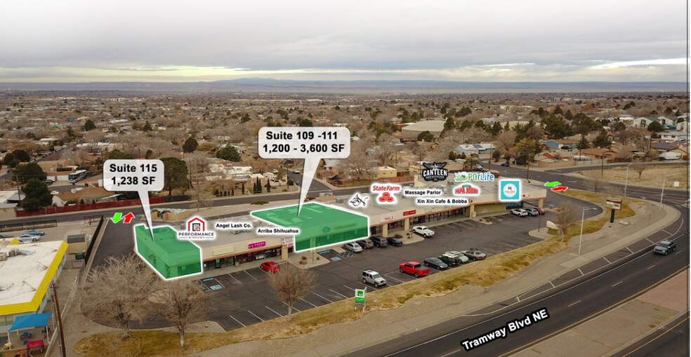 417 Tramway Blvd NE, Albuquerque, NM à louer - Photo de l’immeuble – Image 2 sur 15