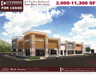 Plus de détails pour 801-811 Fischer Blvd, Toms River, NJ - Local commercial à louer