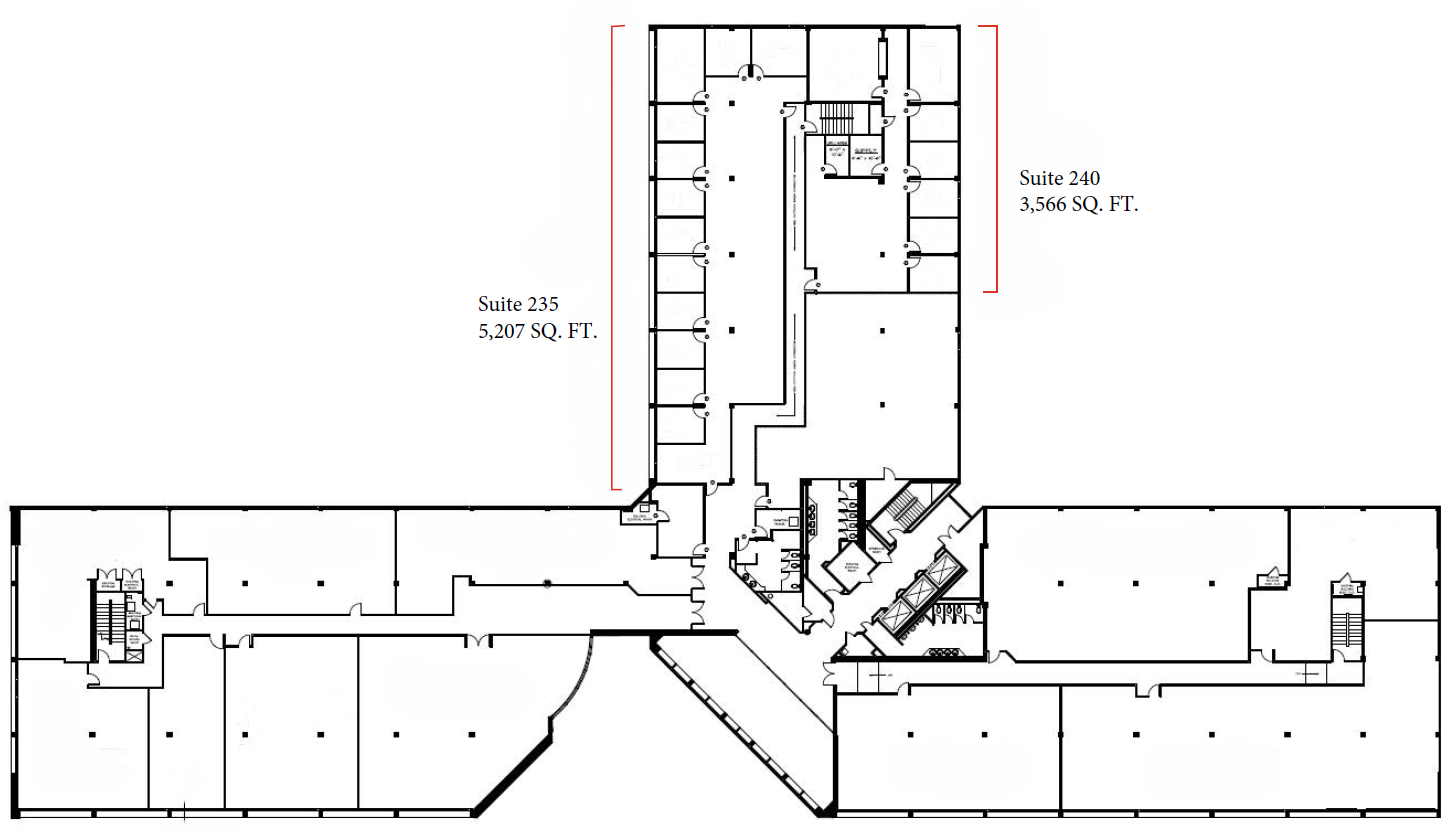 500 College Rd E, Princeton, NJ à louer Plan d’étage– Image 1 sur 1