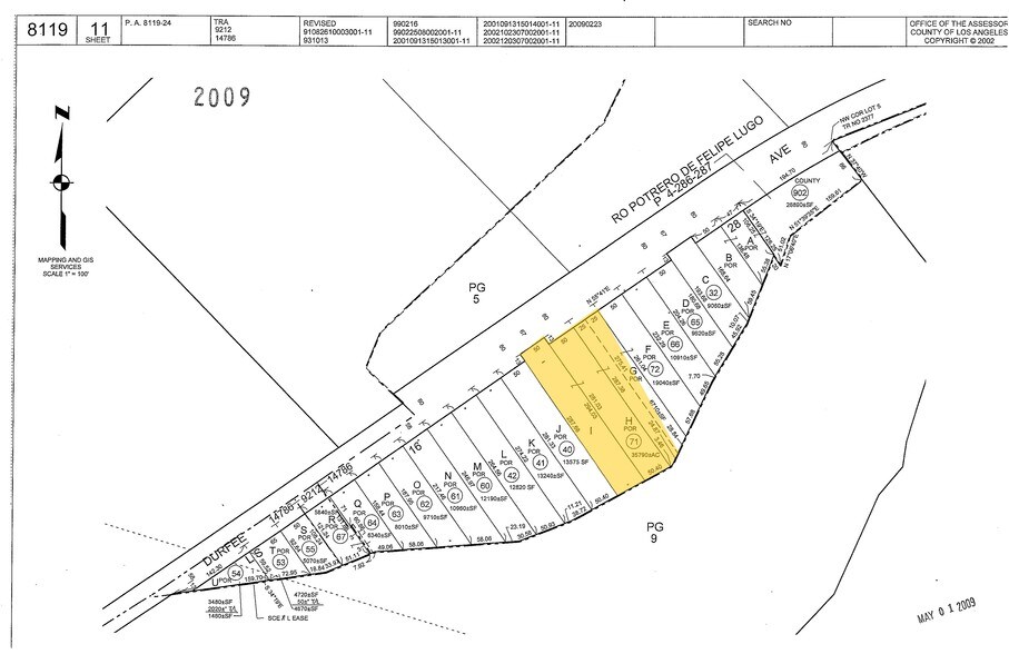 940 N Durfee Ave, South El Monte, CA à louer - Plan cadastral – Image 3 sur 4