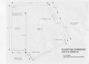 160 Plaistow Rd, Plaistow, NH à louer Plan d’étage– Image 1 sur 6